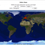 Standorte der Zugriffe ab dem 15.08.2014 (Welt). Dieses kann auch auf der Webseite rechts unten immer Aktuell angeschaut werden.