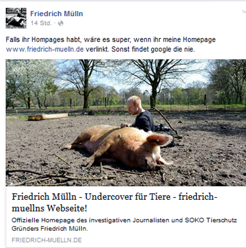 Screenshot Friedrich Müll Facebook Seite 28.09.2015