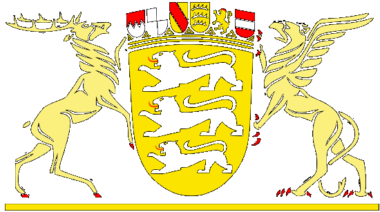 Großes Landeswappen Baden-Württembergs