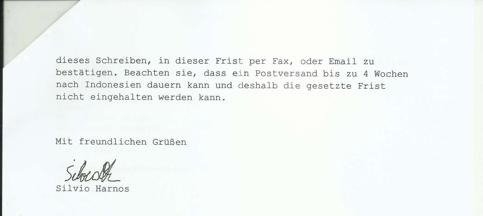 Schreiben an das Finanzamt Stuttgart vom 23.11.2015 Seite 2