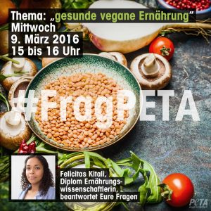 #FragPeTA 2 Heute Vegane Ernährung