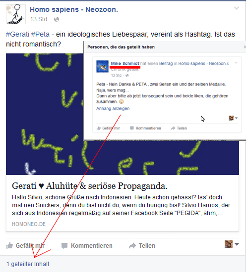 Screenshot Facebook