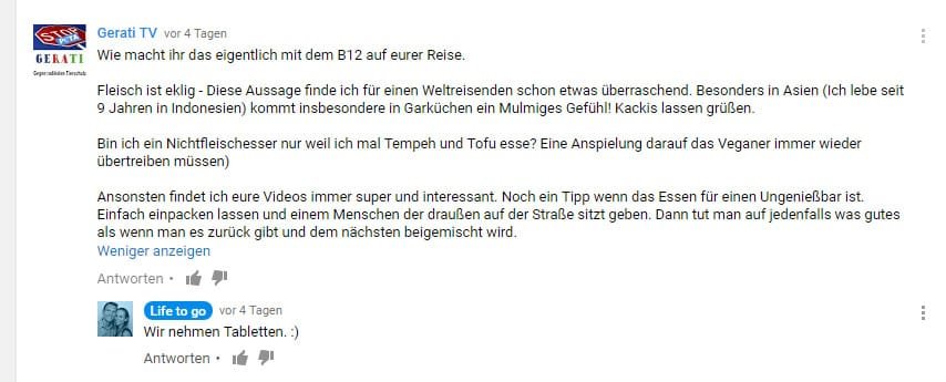 Screenshot Youtube - Life to go