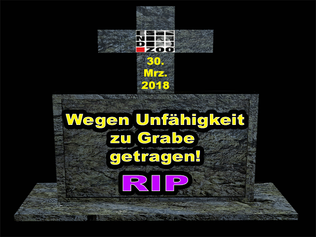 EndZoo scheint endgültig zu Grabe getragen worden zu sein.
