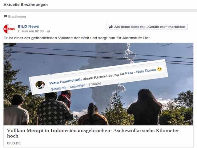 Petra Hammelrath Karma Wünsche an mich / Screenshot Facebook - Bild